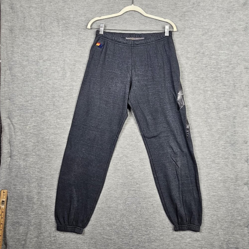 Aviator Nation Unisex Adult Gray Bolt Sweatpants Size L